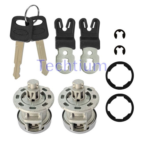 Ford F150 F250 F350 Door lock cylinder (2pcs door lock,2 pcs keys,6pcs Accessories)